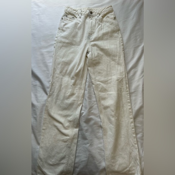 New Beige High Waisted jeans - Picture 2 of 2